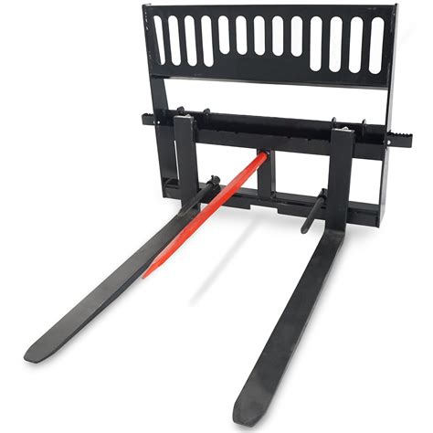 heavy duty skid steer bale spear for sale|euro style bale forks.